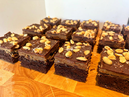 Peanut Butter Cookie Dough Brownies